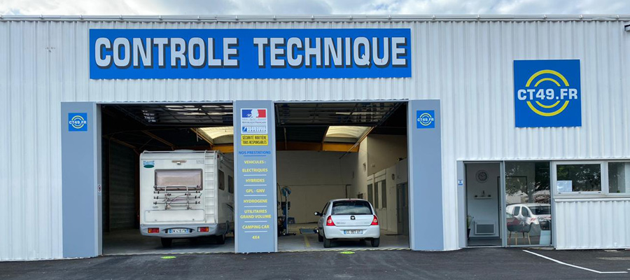 Contrôle technique camping-car au centre CT49 Carré d'Orgemont à Angers