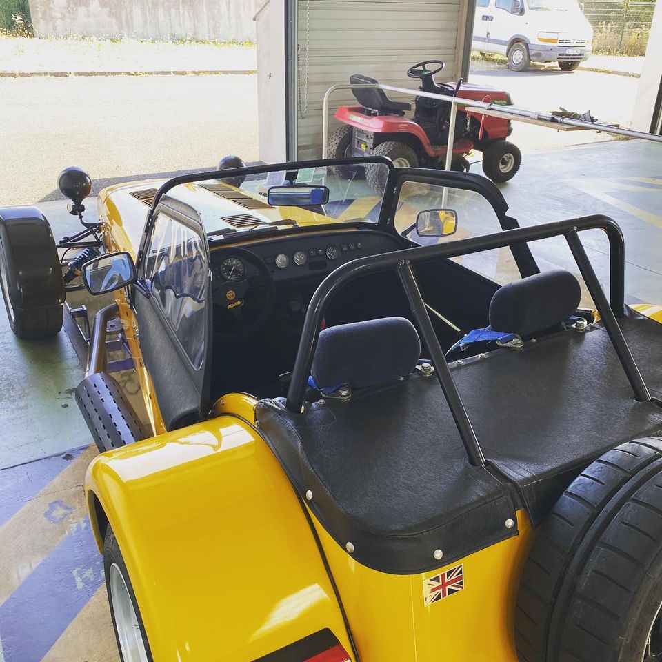 Lotus Seven Vue arrière contrôlée au 